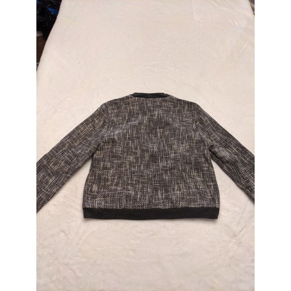 GAP Tweed Jacket Size Small Black White  Gray Preppy Chic Workwear Blazer - Picture 12 of 12